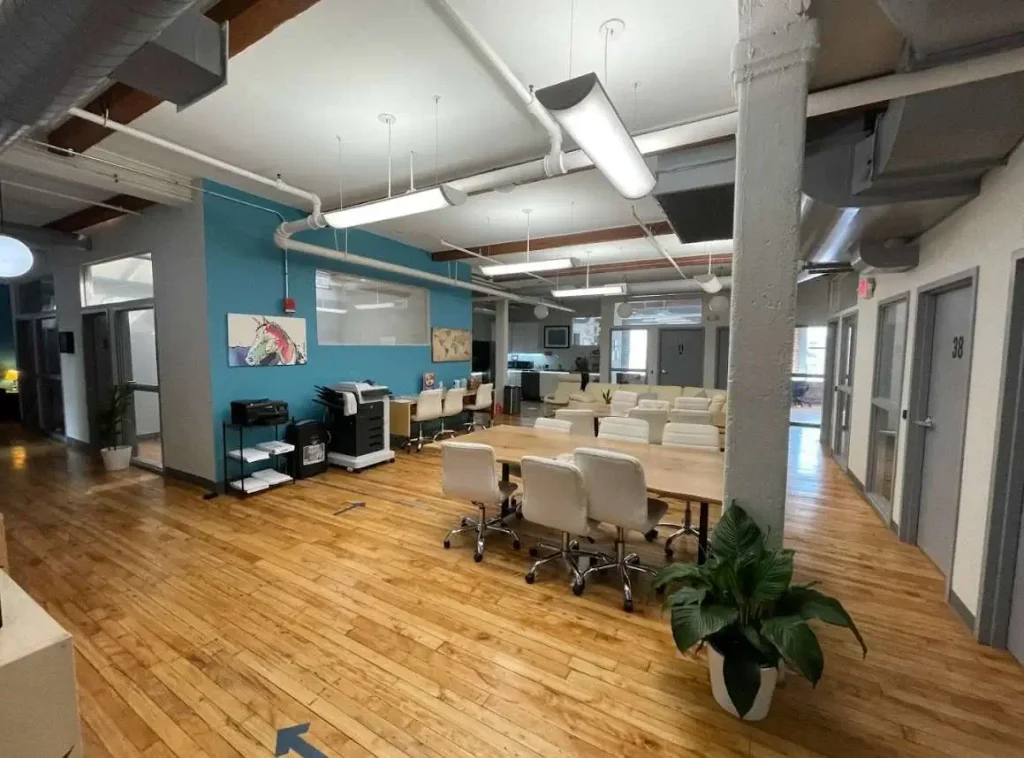 Courtyard Coworking Boston, a modern workspace with a focus on health and productivity.